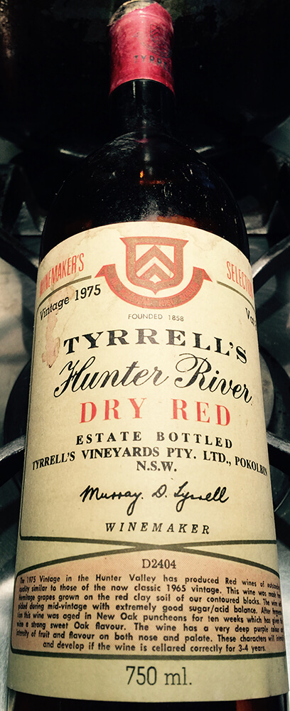 1975 Tyrrell's Vat 8 Shiraz